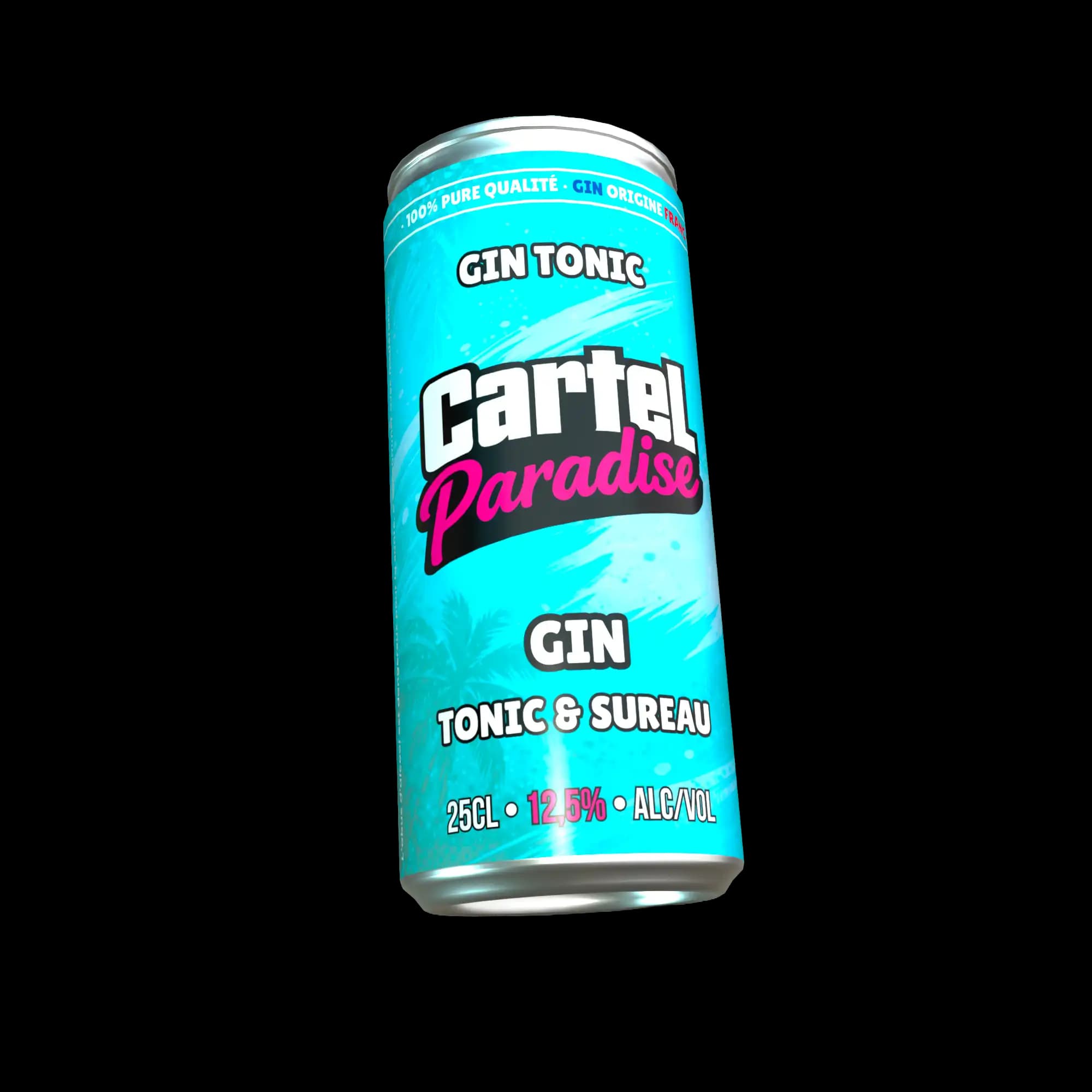 Canette Gin Tonic Cartel Paradise 25cl — cocktail premium
